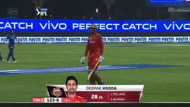 M42: MI vs PBKS – Deepak Hooda Wicket