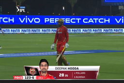 M42: MI vs PBKS – Deepak Hooda Wicket
