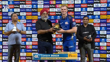 IPL 2026 M65: KKR vs MI - Sierra Super Striker of the Match - Corbin Bosch