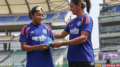 Jintimani Kalita's ODI Debut Cap Presentation, ft. Harmanpreet Kaur