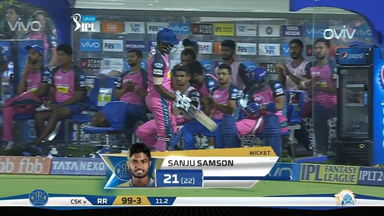 M43: RR vs CSK –  Sanju Samson Wicket