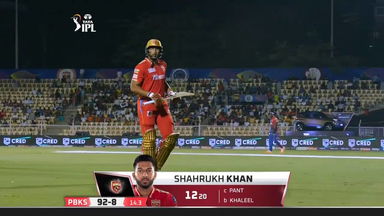 M32: DC vs PBKS – Shahrukh Khan Wicket