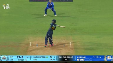 IPL 2025 M56: MI vs GT - Sherfane Rutherford Six