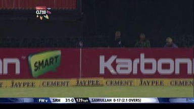 CLT20 2013 Q4: SRH vs FW   – Shikhar Dhawan 50