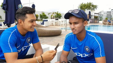 India U19 captain Anuj Rawat interviews MoM Ayush Badoni