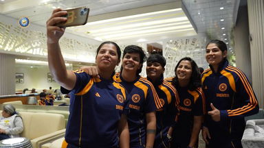 Team India women arrive in London for limited over series against England