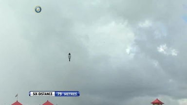 1ST T20I: IND vs WI – Evin Lewis Six