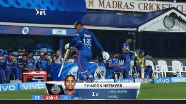 M20: SRH vs DC – Shimron Hetmyer Wicket