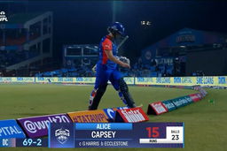 M15 - DC vs UPW: Alice Capsey Wicket
