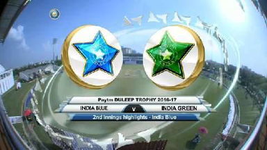 Duleep Trophy 2016-17: Ind Blue vs Ind Green - Ind Blue 2nd innings highlights