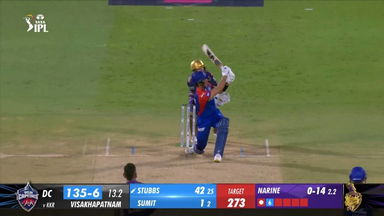 M16: DC vs KKR – Tristan Stubbs Six