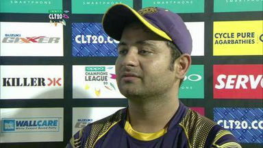 CLT20 2014 M1: KKR vs CSK  –   Interview – Piyush Chawla