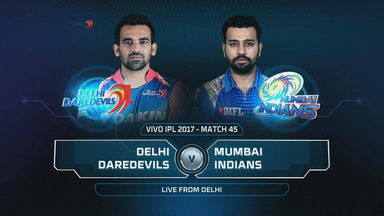 IPL 2017 M45: DD vs MI – Match Highlights