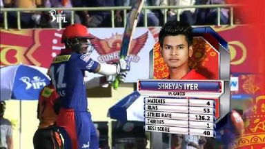 M13: SRH vs DD – Shreyas Iyer 60