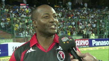 CLT20 2013 M19: SCO vs MI - Interview - Sachin Tendulkar and Brian Lara