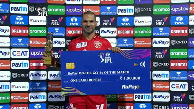 M38: PBKS vs CSK – RuPay On-The-Go 4s of the Match – Shikhar Dhawan