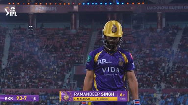 IPL 2026 M38: LSG vs KKR - Ramandeep Singh Wicket