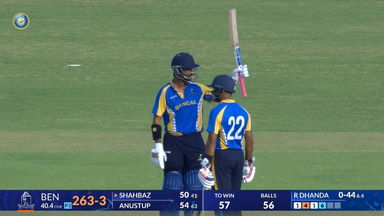 Vijay Hazare Trophy 2025-26, Bengal vs Chandigarh: Shahbaz Ahmed's brilliant finishing knock of 76(61)