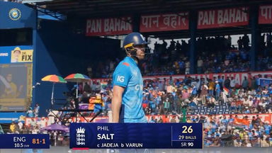 IND vs ENG 2025, 2nd ODI: Phil Salt Wicket
