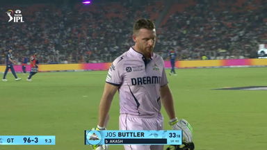 IPL 2025 M64: GT vs LSG - Jos Buttler Wicket