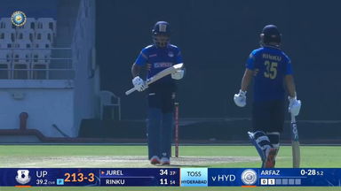 Vijay Hazare Trophy 2025-26, Hyderabad vs Uttar Pradesh: Dhruv Jurel's power-packed 80(61)