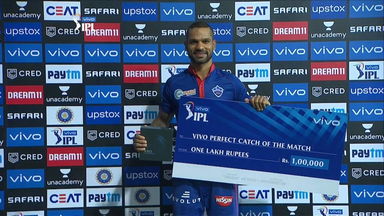 M02: CSK vs DC – Vivo perfect catch of the match – Shikhar Dhawan