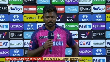 M60: RR vs RCB –    Sanju Samson  Interview