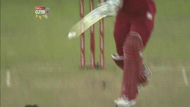 M7: T&T vs SRH –  Lendl Simmons C Patel B Dale Steyn