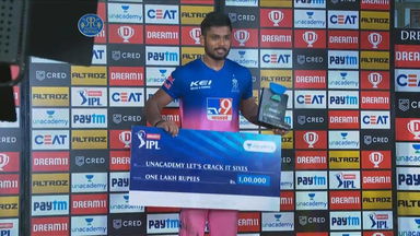 M09: RR vs KXIP – Unacademy Lets Crack It Sixes of the Match – Sanju Samson