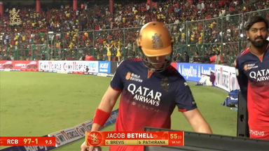 IPL 2025 M52: RCB vs CSK - Jacob Bethell Wicket