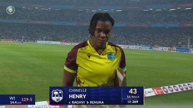 IND-W vs WI-W 2024, 3rd T20I: Chinelle Henry Wicket