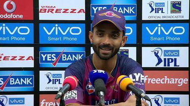 M1: MI vs RPS – Press Conference – Ajinkya Rahane