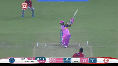 M32: KXIP vs RR – Stuart Binny Six