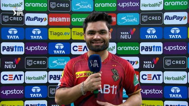 M61: CSK vs KKR –  Rinku Singh  Interview