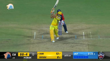 M55: CSK vs DC – Shivam Dube Six