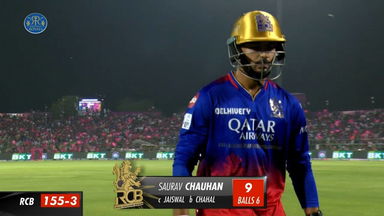 M19: RR vs RCB – Saurav Chauhan Wicket