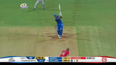 M24: MI vs KXIP – Kieron Pollard Six