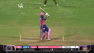 M47: KKR vs RR – Riyan Parag Six