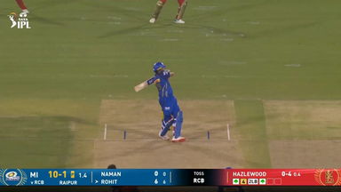 IPL 2026 M54: RCB vs MI - Rohit Sharma Six