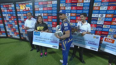 M54: KKR vs MI – VIVO perfect catch of the match – Karn Sharma