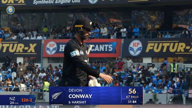 IND vs NZ 2026, 1st ODI: Devon Conway Wicket