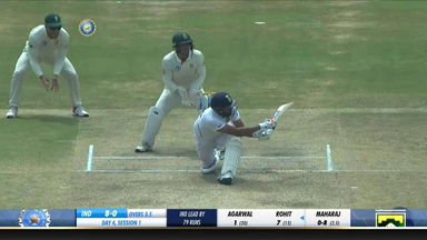 IND vs SA 2019, 1st Test, Day 4: Rohit Sharma Six