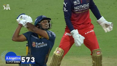 IPL 2026 M34: RCB vs GT - Sai Sudharsan Six