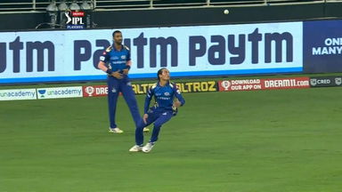 Rahul Chahar's extraordinary juggling catch