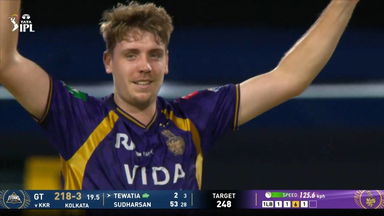 IPL 2026 M60: KKR vs GT - Rahul Tewatia Wicket