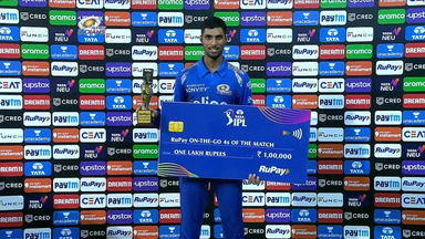M33: MI vs CSK – RuPay On-The-Go 4s of the Match – Tilak Varma