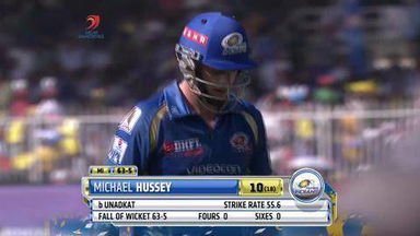 M16: DD vs MI– Fall of Wickets
