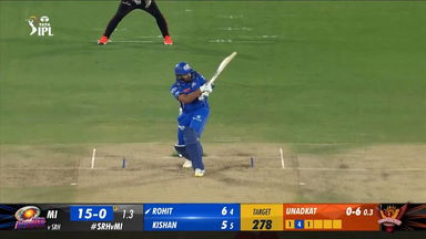 M08: SRH vs MI – Rohit Sharma Six