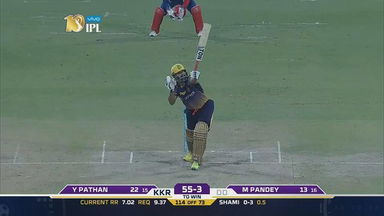 M18: DD vs KKR  – Yusuf Pathan Six