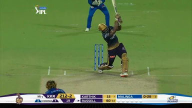 M47: KKR vs MI – Andre Russell Six